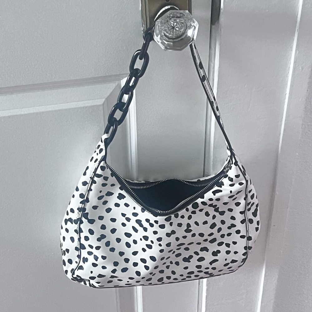 H.O.W. Dalmatian Print Shoulder Bag